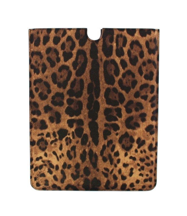 Leopard Leather iPAD Tablet eBook Cover Bag