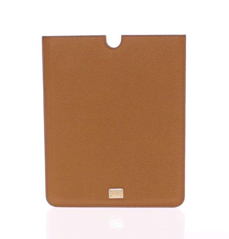 Brown Leather iPAD Tablet eBook Cover Bag