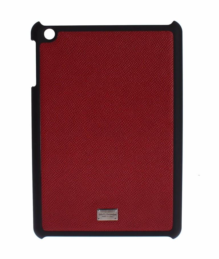 Red Leather Black Mini Tablet Cover