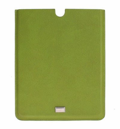 Green Leather iPAD Tablet eBook Cover Bag
