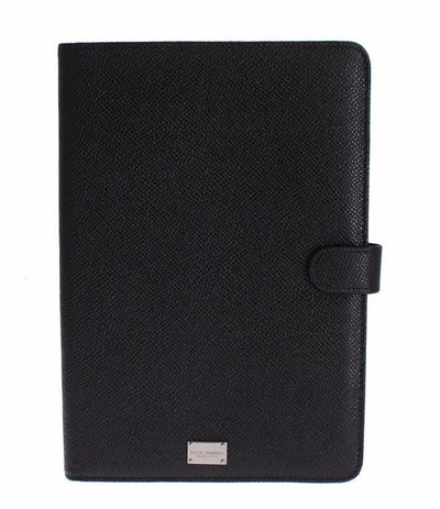 Black Leather Mini Tablet Cover Bag