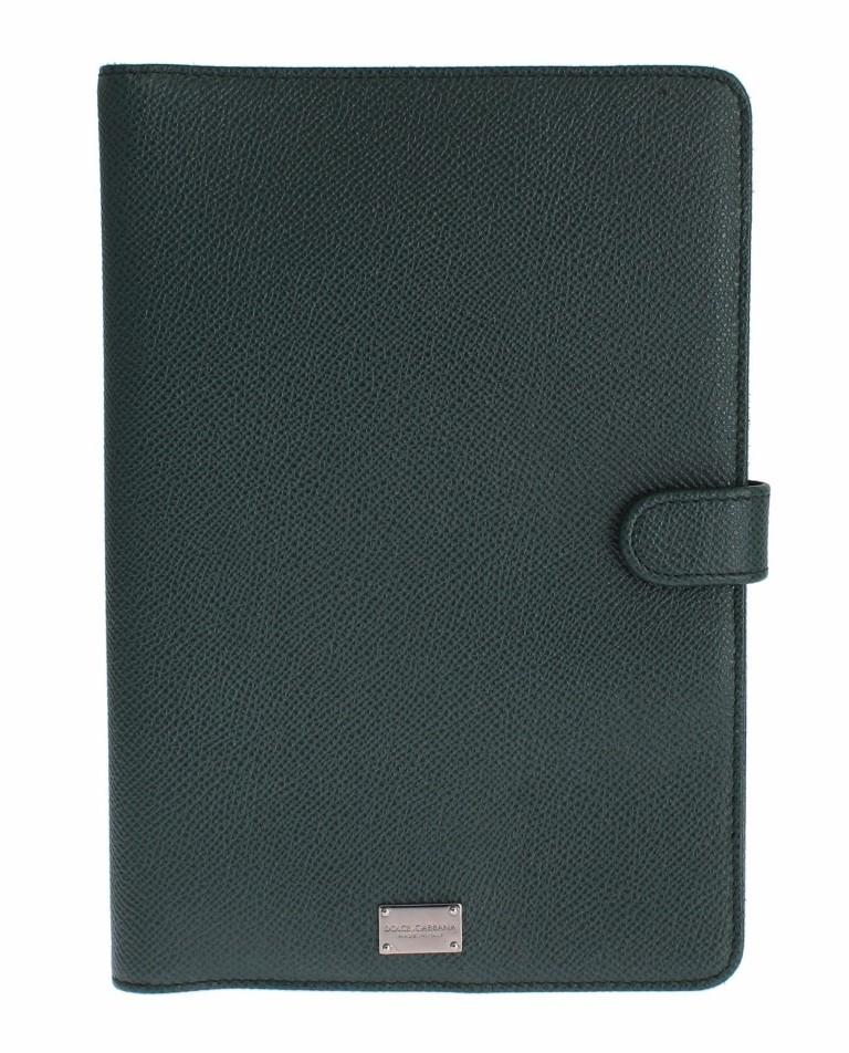 Green Leather Mini Tablet Cover Bag