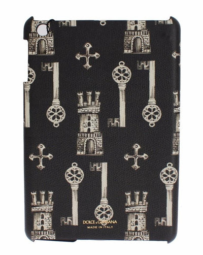 Black Key Knight Print Leather Tablet Ipad Case Cover