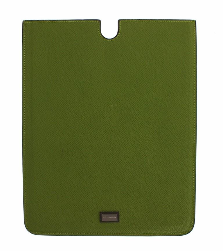 Green Leather P2 Tablet eBook Cover Bag