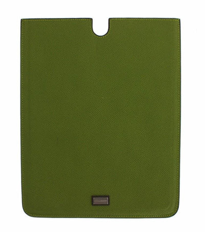 Green Leather P2 Tablet eBook Cover Bag