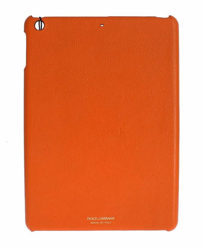 Orange Leather Tablet Ipad Case Cover