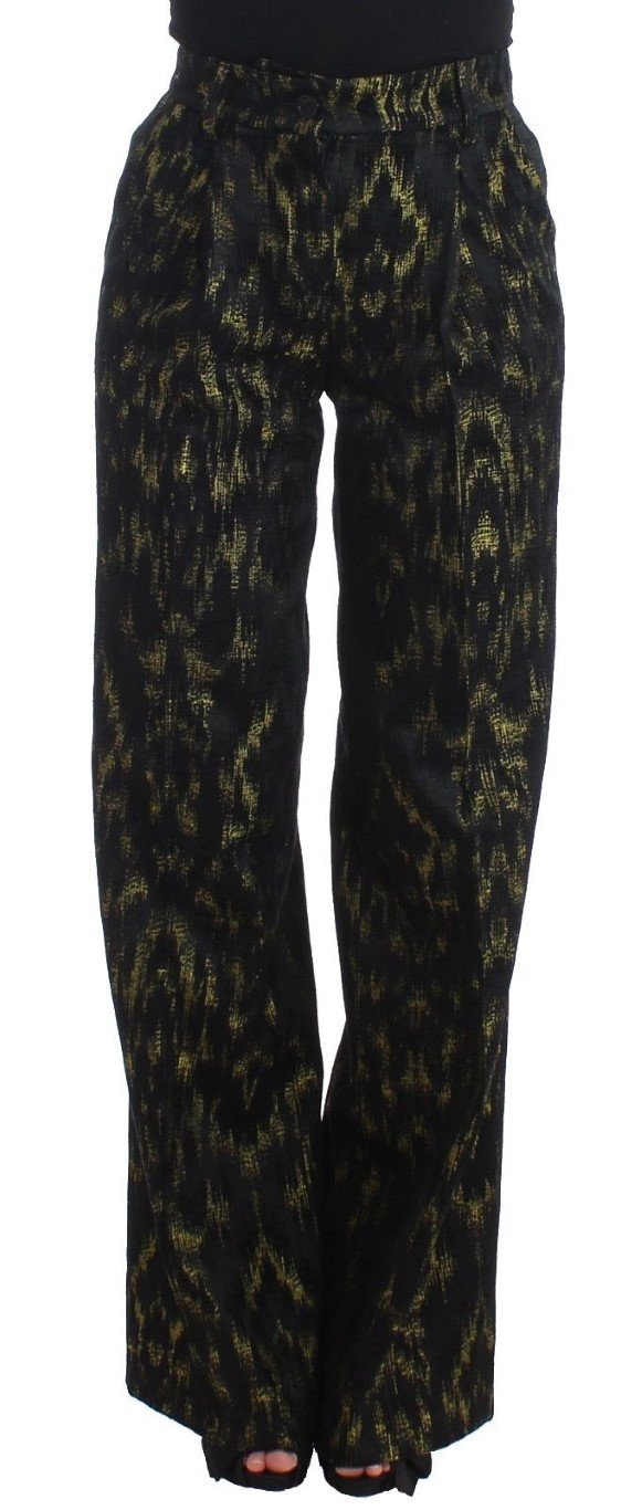 Black wide legs dress pants