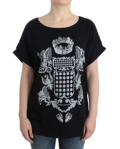 Black branded t-shirt