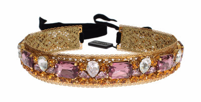Crown Gold-plated Crystal Sicily GEMME Tiara Headband