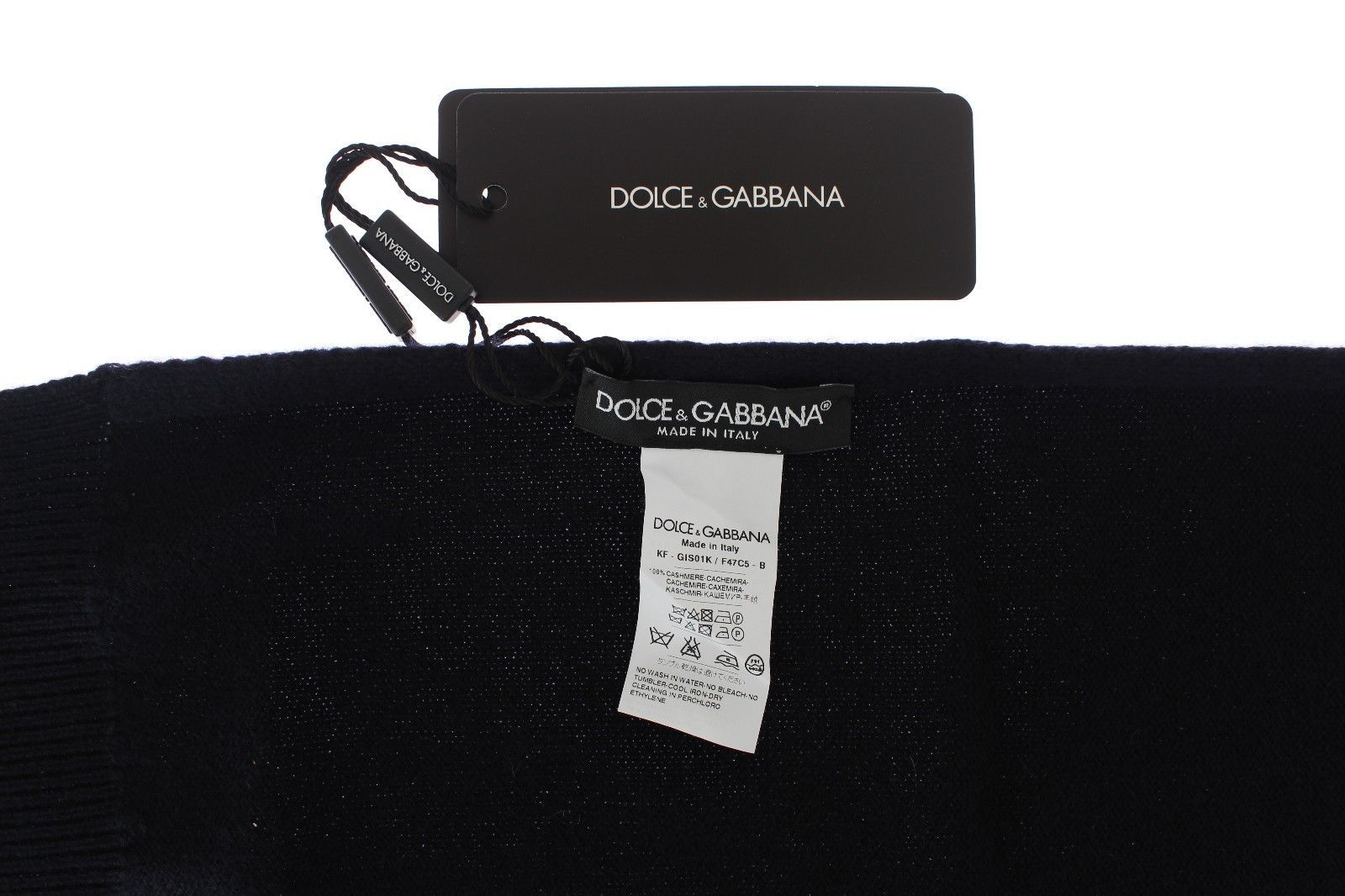 Blue Cashmere Mens Scarf