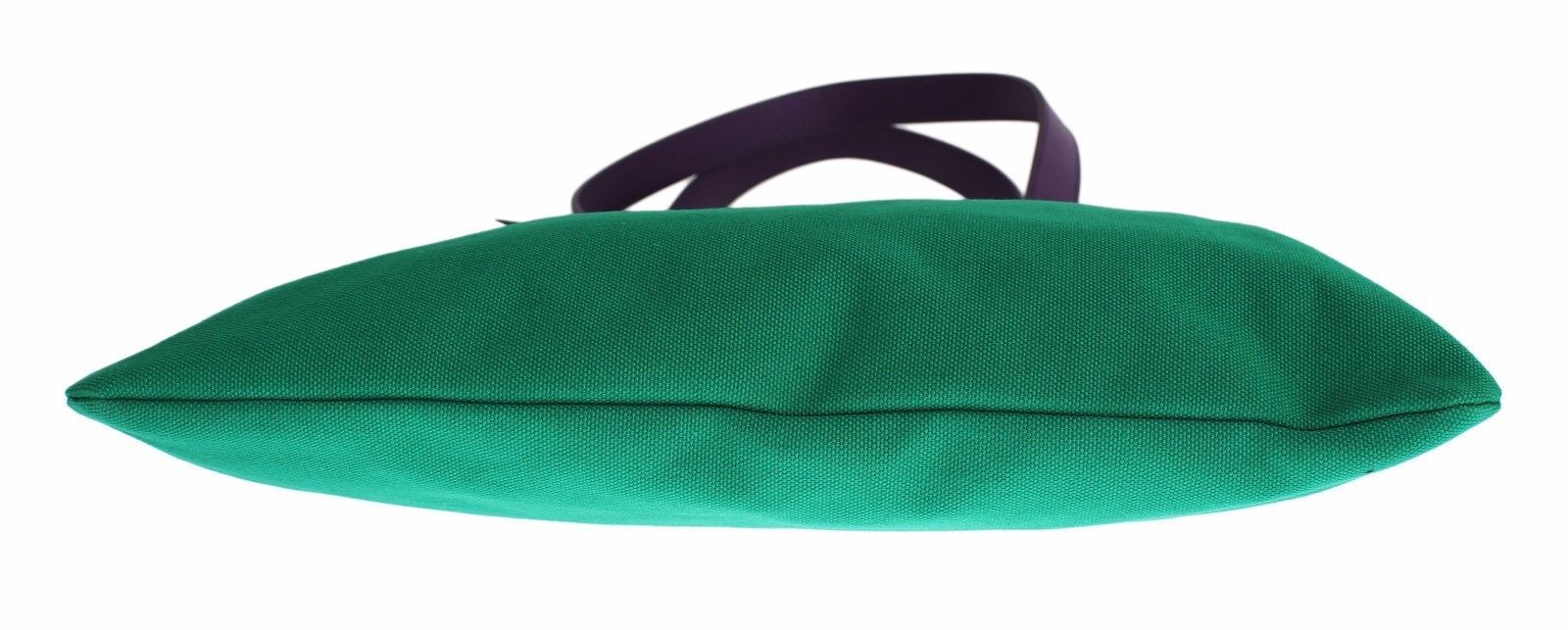 Green Denim Leather Hand Shoulder Travel Bag