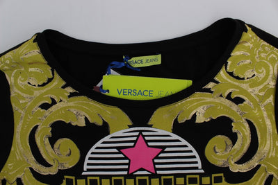 Black Crew-neck Graphic T-shirt