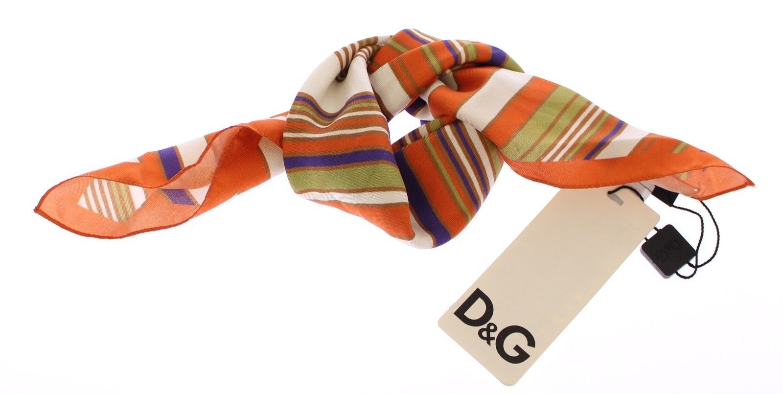 Multicolor Pattern Silk Scarf Wrap
