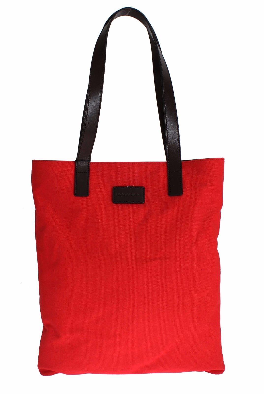 Red Denim Leather Hand Shoulder Travel Bag