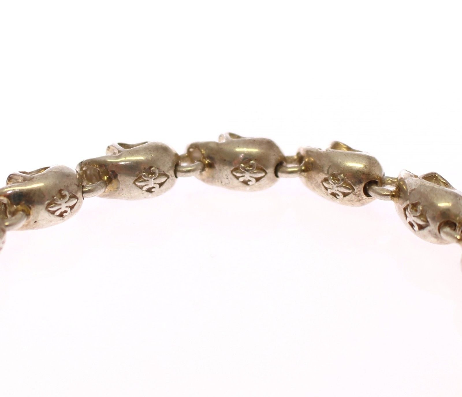 Skull 925 Sterling Silver Chain Bracelet