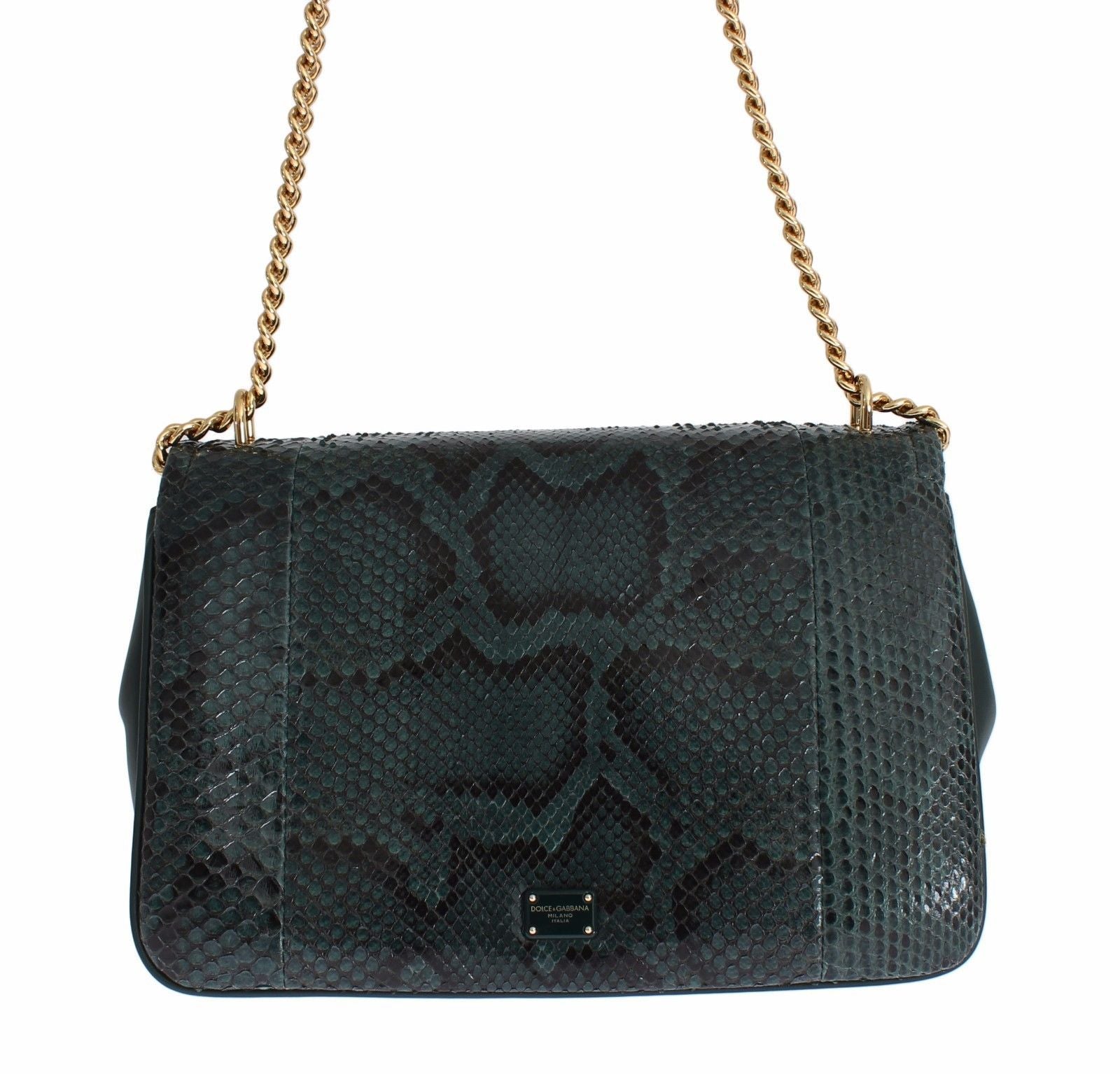 Bag Green Python Skin Leather MARGHERITA Purse