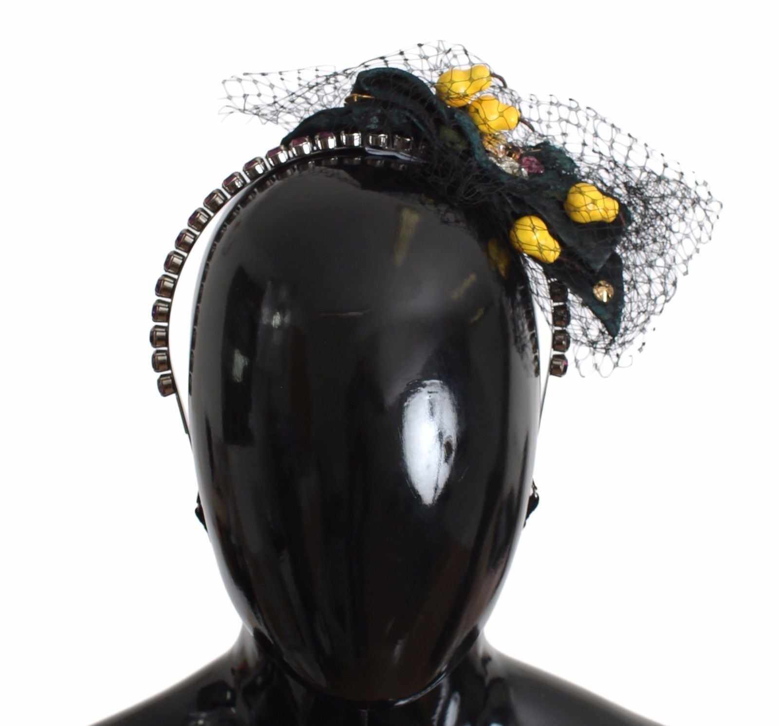 Diadem Headband Tiara Pear Fruit Crystal Bow Hair