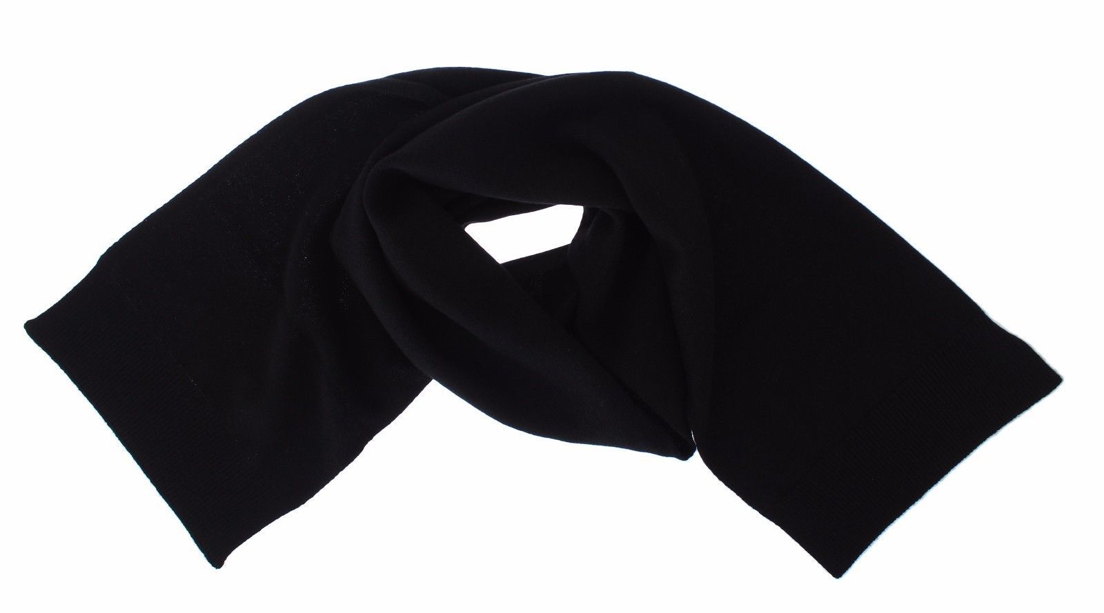 Black Cashmere Mens Scarf