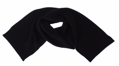 Black Cashmere Mens Scarf