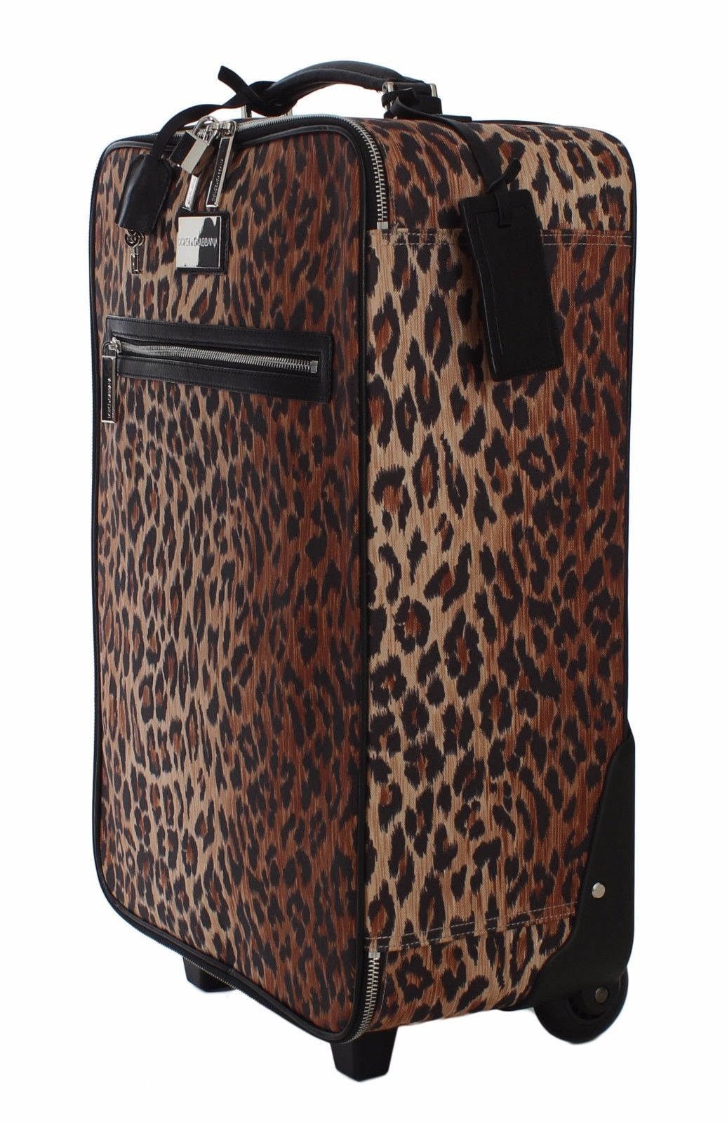 Luggage Bag Leopard Travel Cabin Suitcase Trolley