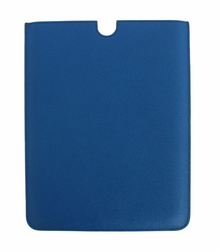 Blue Leather iPAD Tablet eBook Cover Bag
