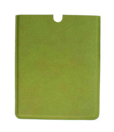 Green Leather iPAD Tablet eBook Cover Bag