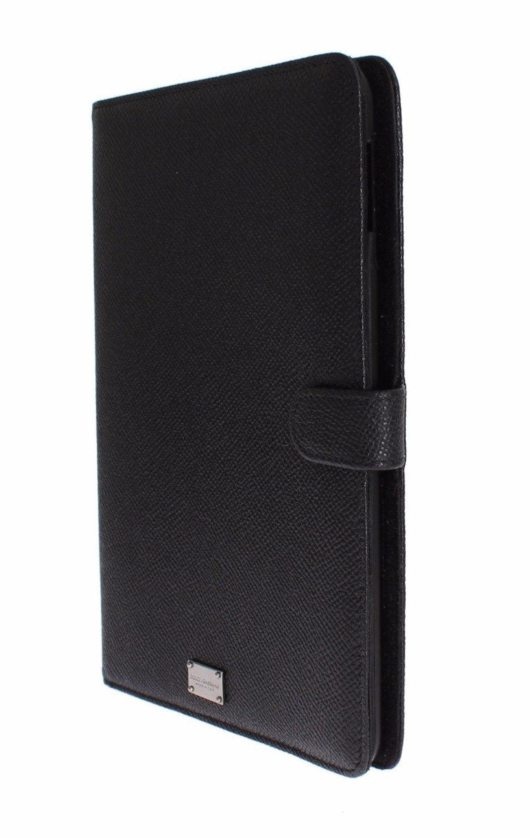 Black Leather Mini Tablet Cover Bag