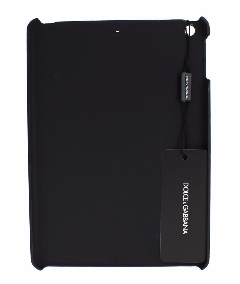Black Sword Print Leather Tablet Ipad Case