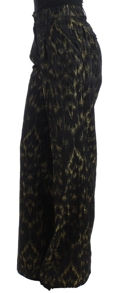 Black wide legs dress pants