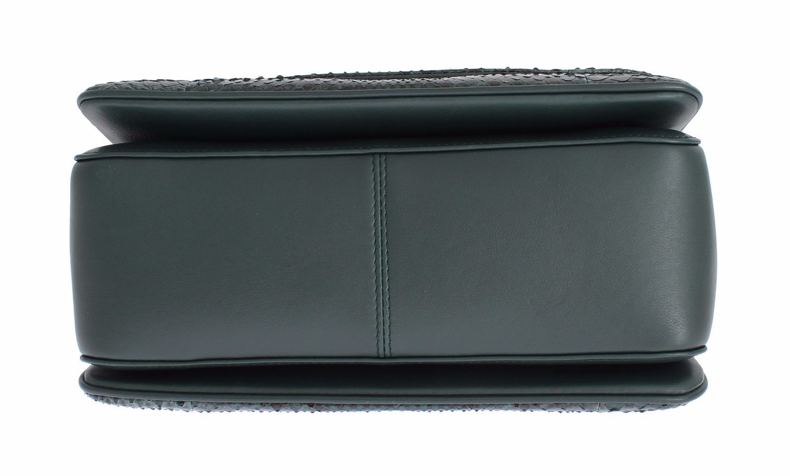 Bag Green Python Skin Leather MARGHERITA Purse