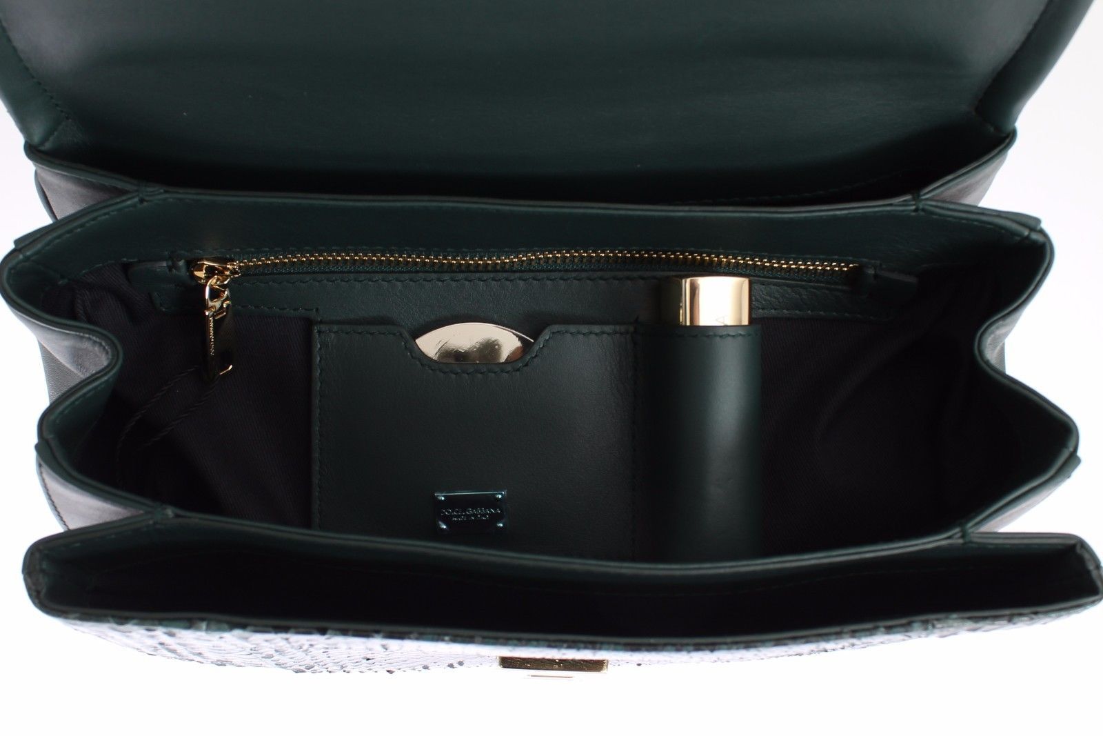 Bag Green Python Skin Leather MARGHERITA Purse