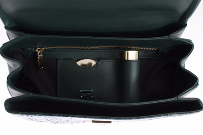 Bag Green Python Skin Leather MARGHERITA Purse