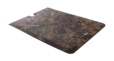 Brown Floral Logo Leather iPAD Tablet eBook Cover