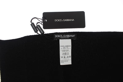 Black Cashmere Mens Scarf