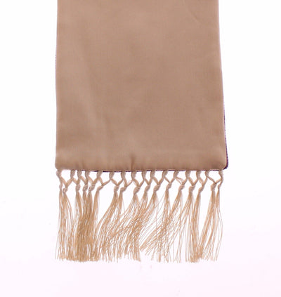 Scarf Men's Beige Silk