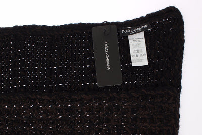 Brown Wool Mens Scarf Wrap