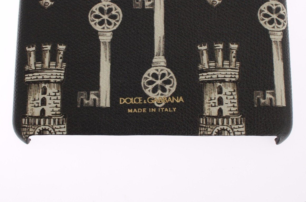 Black Key Knight Print Leather Tablet Ipad Case Cover