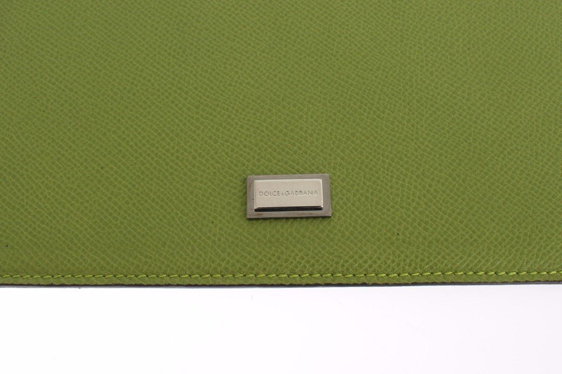 Green Leather P2 Tablet eBook Cover Bag