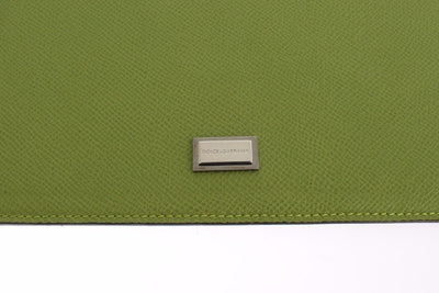 Green Leather P2 Tablet eBook Cover Bag