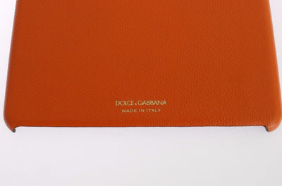 Orange Leather Tablet Ipad Case Cover