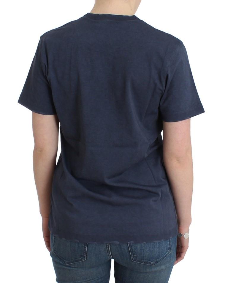 Blue branded t-shirt