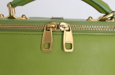 Green Leather Hand Shoulder Satchel Hobo Bag
