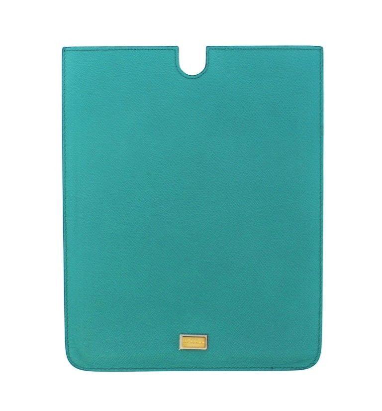 Blue Leather iPAD Tablet eBook Cover
