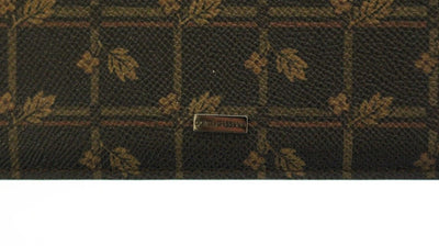 Brown Floral Logo Leather iPAD Tablet eBook Cover