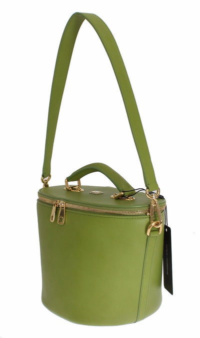 Green Leather Hand Shoulder Satchel Hobo Bag