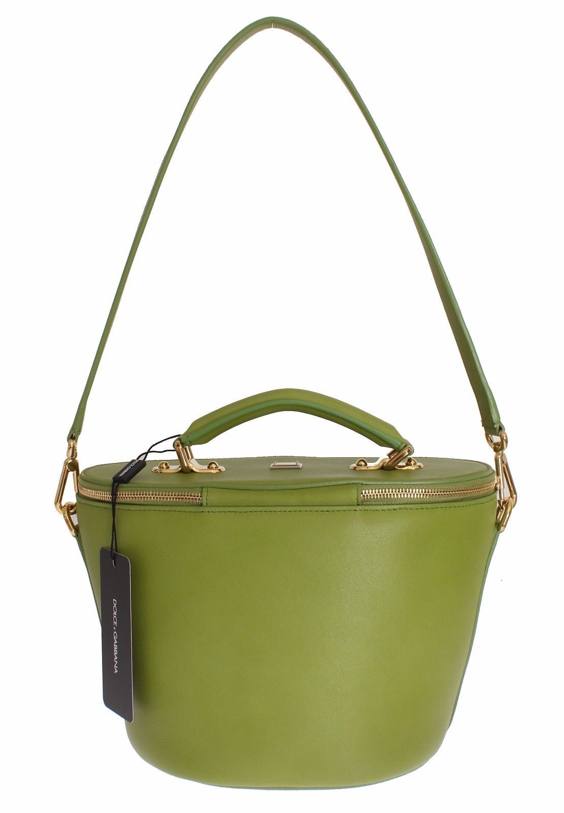 Green Leather Hand Shoulder Satchel Hobo Bag