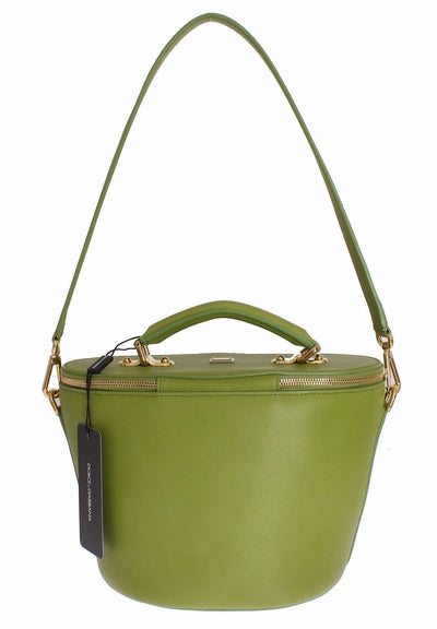 Green Leather Hand Shoulder Satchel Hobo Bag