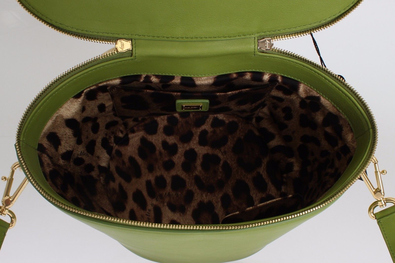Green Leather Hand Shoulder Satchel Hobo Bag