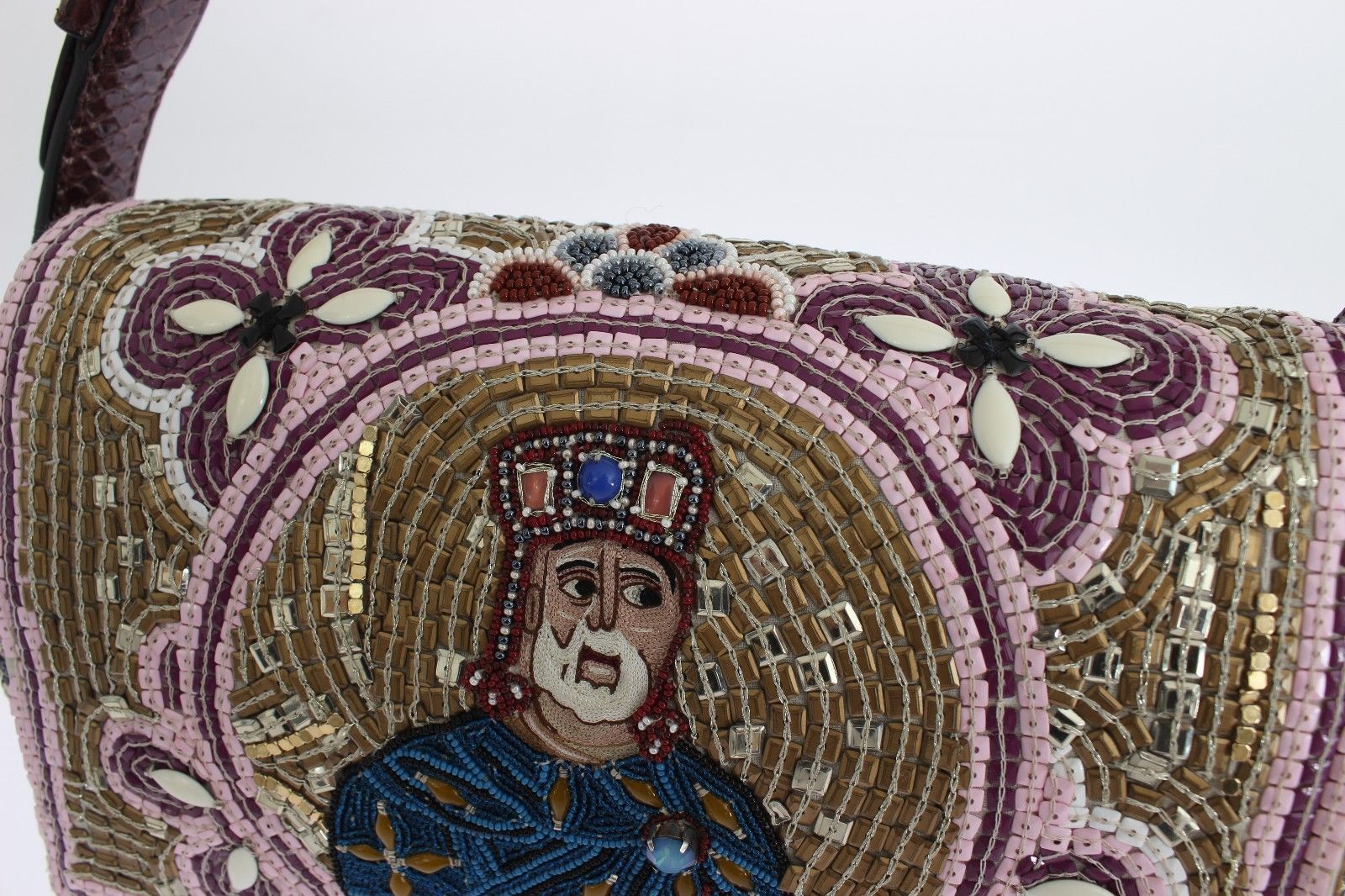 MISS BONITA Knight King Python Hand Shoulder Bag