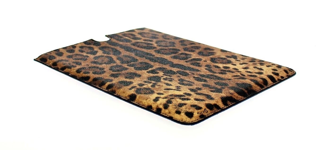 Leopard Leather iPAD Tablet eBook Cover Bag